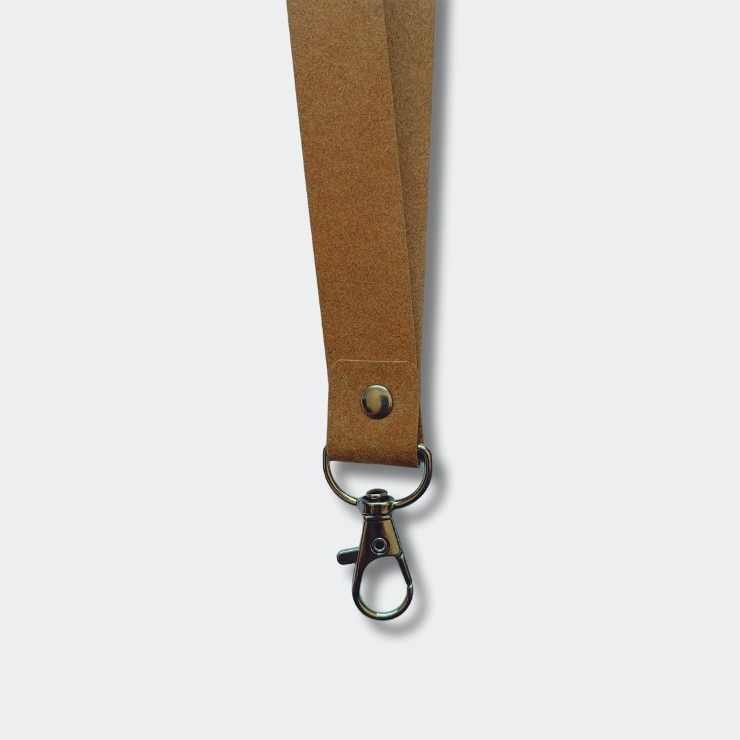 mosquetón lanyard de cartón reciclado