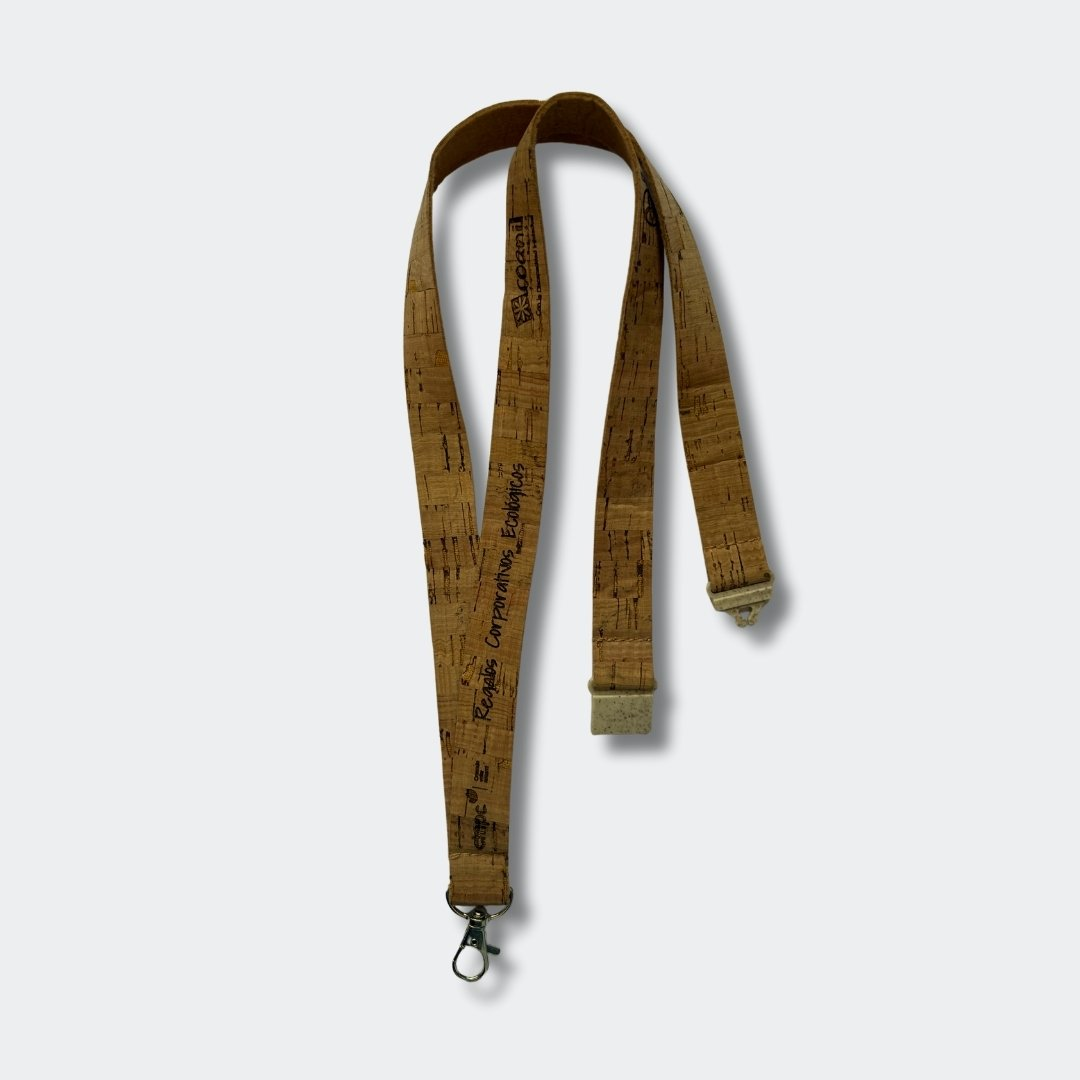 Lanyard de corcho impreso